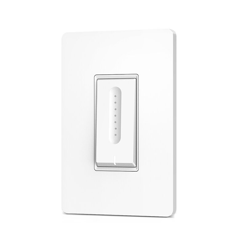 

TREATLIFE DS01C Single-Pole 2.4GHz WiFi Smart Light Switch for Dimmable Bulbs Works with Alexa and Google Home APP Contr