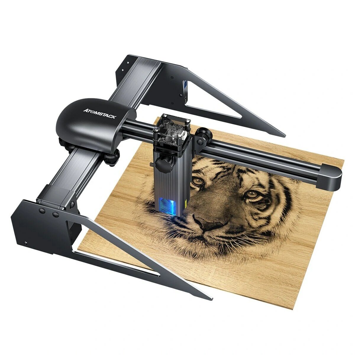 [EU DIRECT] New ATOMSTACK P7 M40 Portable Laser Engraving Machine Cutter Wood Cutting Design Desktop DIY Laser Engraver