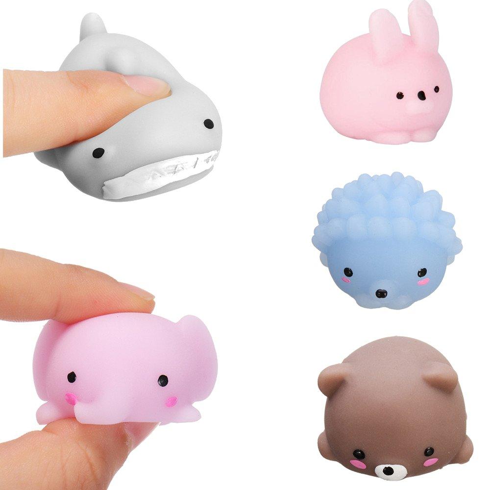 5pcs mochi animal squishy squeeze cute healing toy 4cm kawaii ...