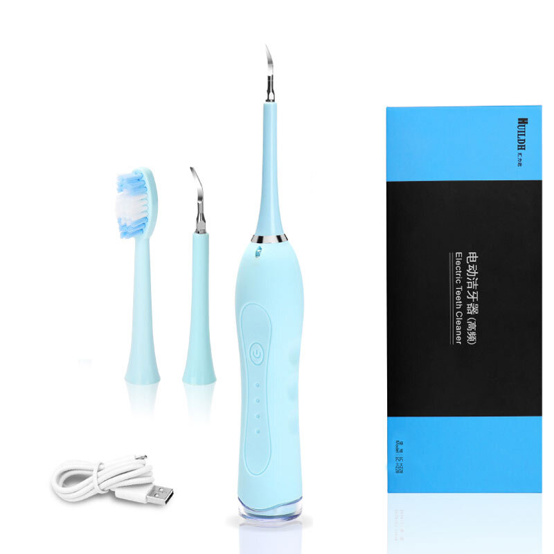 

2 in 1 Sonic Electric Dental Calculus Remover 4 Modes Tartar Cleaning Tool Oral Irrigator Electric Toothbrush