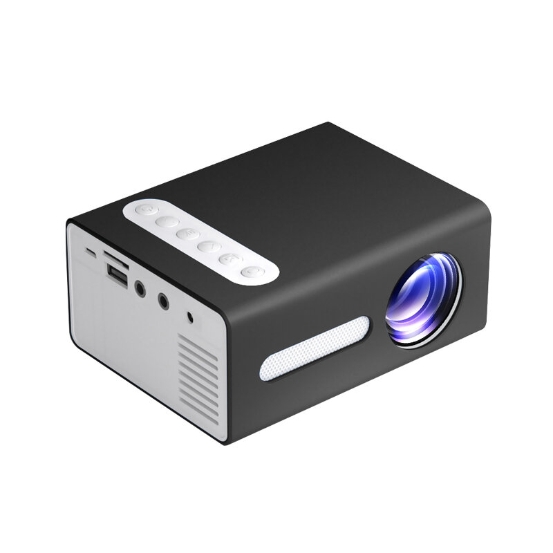 TOPRECIS T300 LED Mini Projector Portable LCD 1080P Supported Office Home Children Cinema