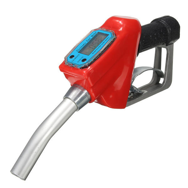 Auto Motorfiets Elektronische Brandstofstroommeter Benzine Benzine Olie Bezorging Tool 1 inch Nozzle