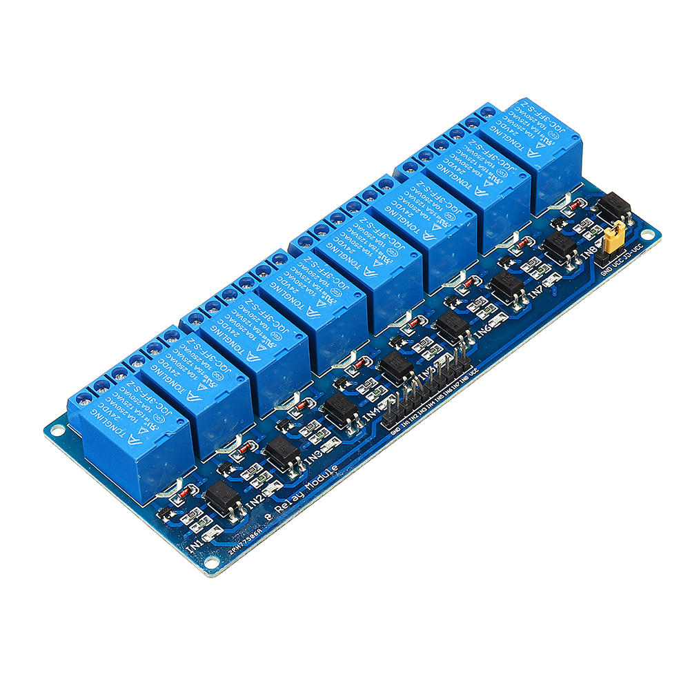 8-kanaals relaismodule 24V met Optocoupler isolatie relaismodule Geekcreit voor Arduino - producten 