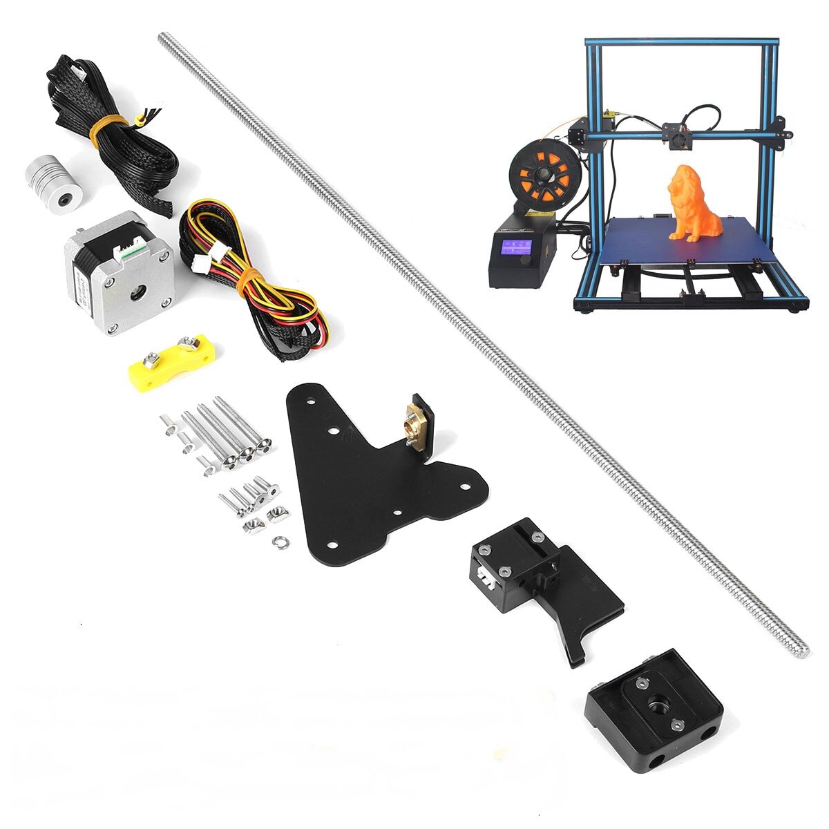 Creality 3D® Dual Z-axis Upgrade Kit + Filament Sensor Kits For CR-10 3D Printer