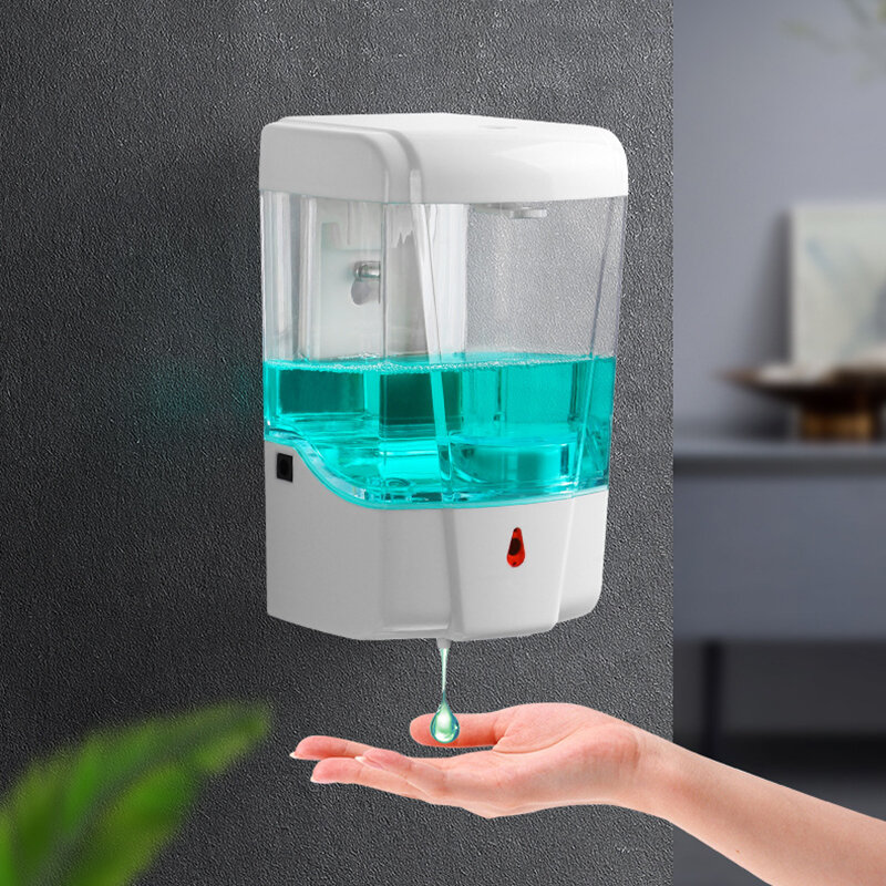 Xiaowei X9 800ml Intelligent IR Sensor Liquid Soap Dispenser Hand Sanitizer Shampoo Body Wash Soap Container for Batehro