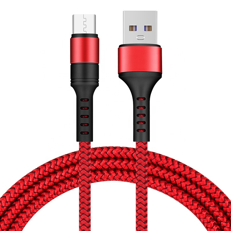 

5A USB-A to Type-C Cable QC2.0/3.0/4.0 Fast Charging Data Transmission Thick Tinned Copper Core Line 1M/2M Long for Huaw
