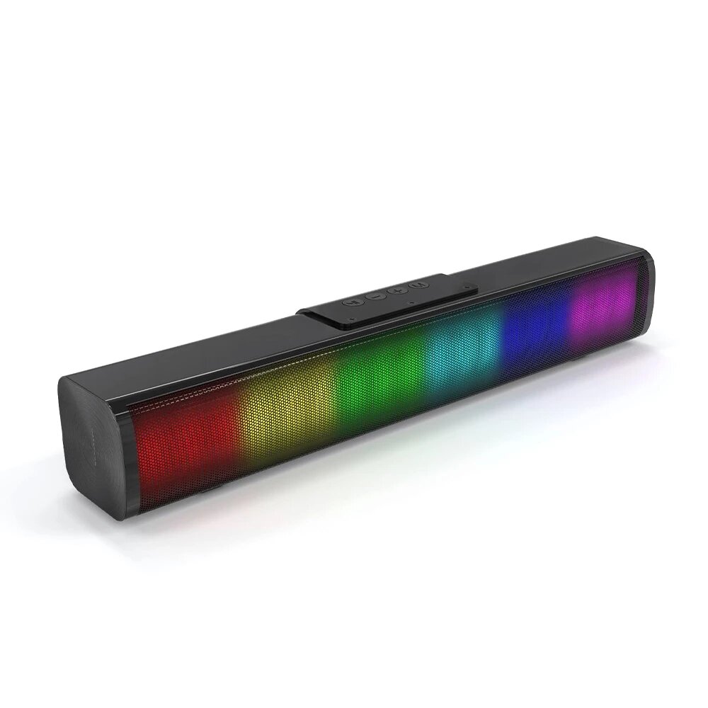 Bakeey D02 Draadloze Bluetooth-luidspreker Multifunctionele RGB TF-kaart Subwoofer Computerspel Gelu