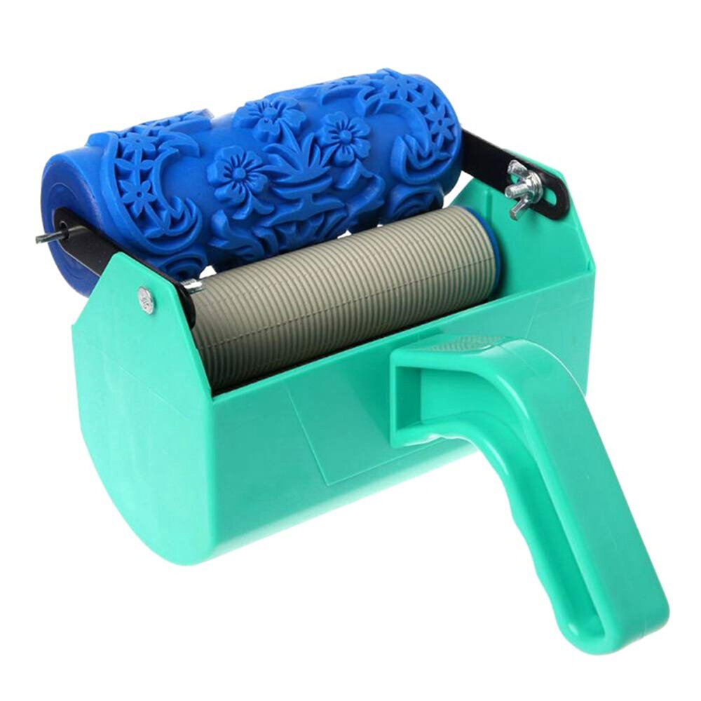 5 Inch Wall Decoration Paint Painting Machine Roller Brush Tool Sets 3D Pattern Wallpaper Room Decor