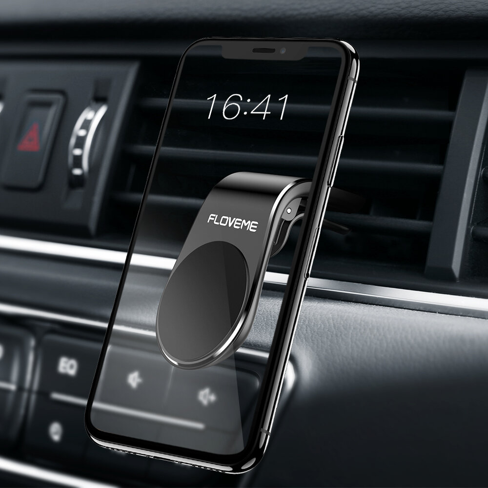 

Floveme Upgrade Strong Magnetic Air Vent Car Mount Car Phone Holder For 4 Inch-7 Inch Smart Phone For iPhone XS Max For