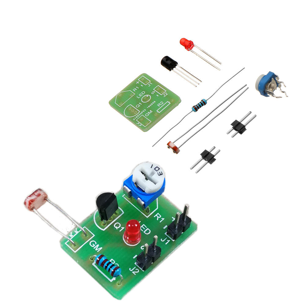 DIY Lichtgevoelige inductie Elektronische schakelmodule Optische besturing DIY-productietrainingskit