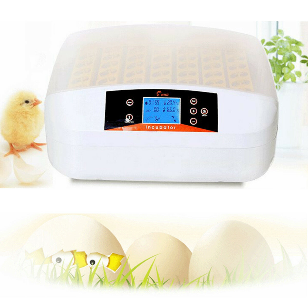 Digital 56 Egg Incubator Chicken Hatcher Temperature Control Automatic Turning