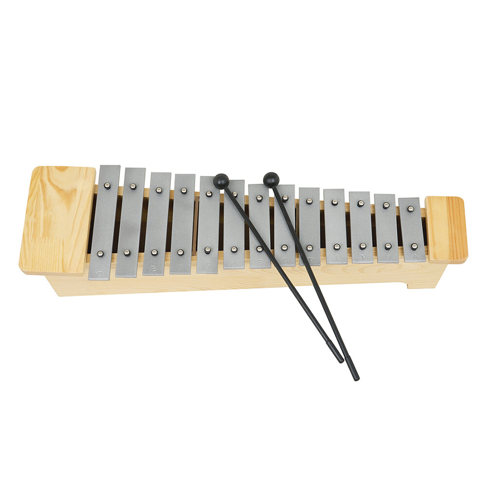 

13 Tone Xylophone Glockenspiel Aluminum Percussion Instrument Hand Knock Piano Musical Gifts Educational Toys With Hamme