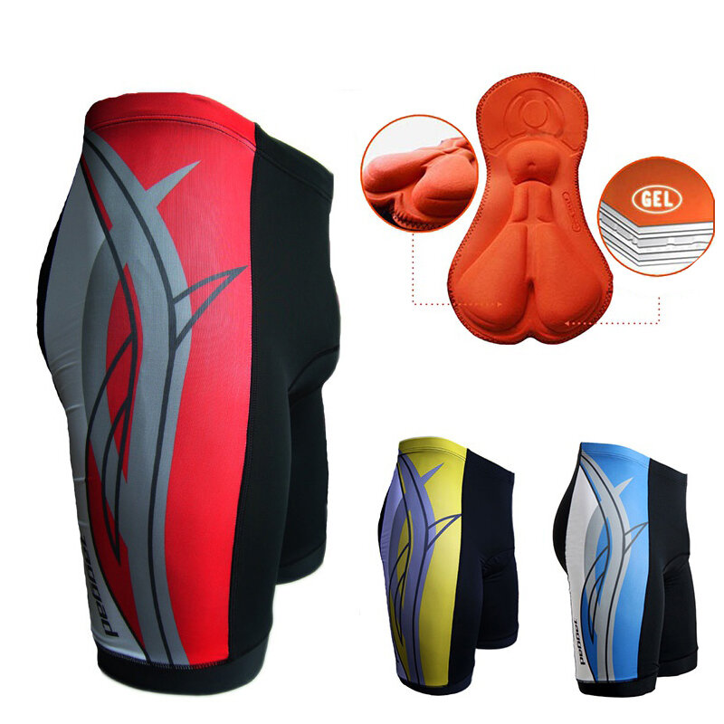 Calções de ciclismo JAGGAD F0108 com almofada de amortecimento 3D, calções de ciclismo apertados, calções de equitação, roupa de MTB