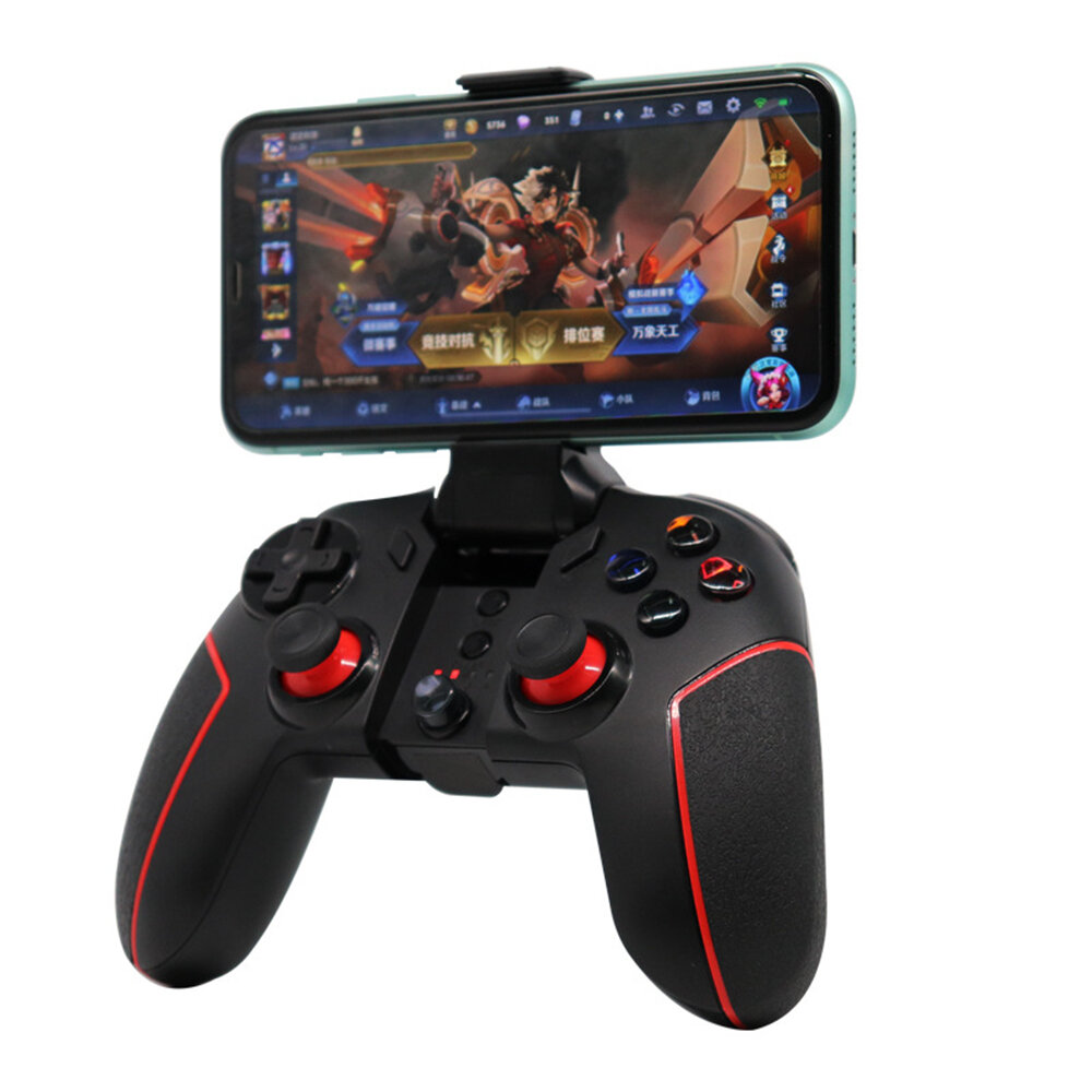 

Bakeey 9038 Wireless bluetooth Gamepad Remote Control Joystick Game Controller For iPhone XS 11Pro Huawei P30 Pro P40 5G