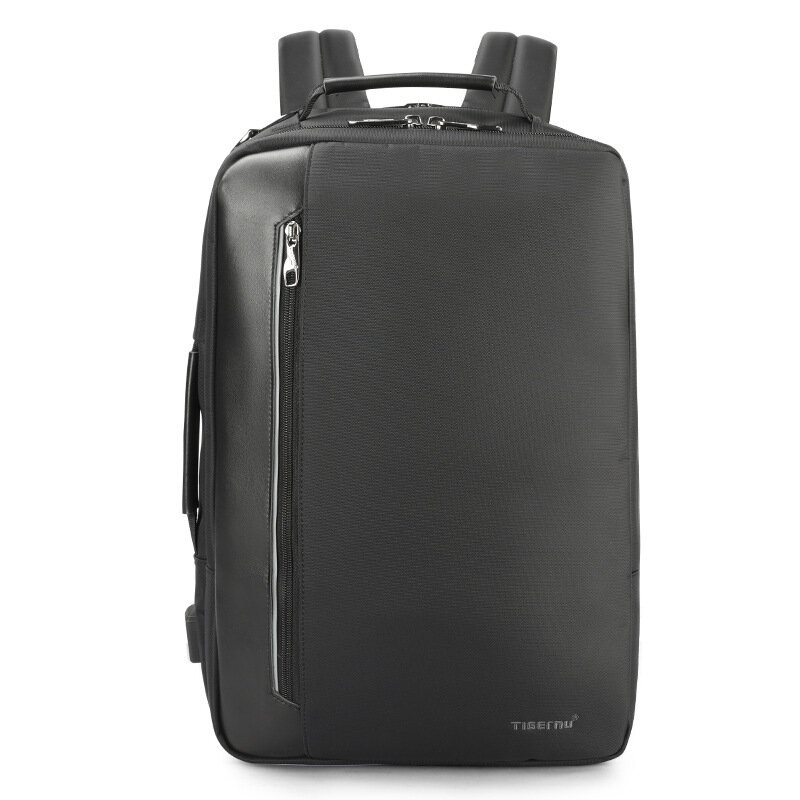 Tigernu T-B3639 200D Nylon USB Charging Backpack 15.6inch Laptop Bag Multifunction 4 Modes Ruacksack Shoulder Bag Briefcase