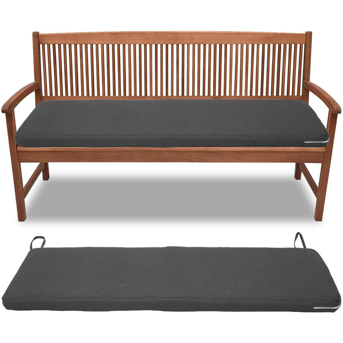 Coussin de chaise extérieure tapis de siège de banc étanche Soft coussins de chaise longs meubles de patio de jardin de camping