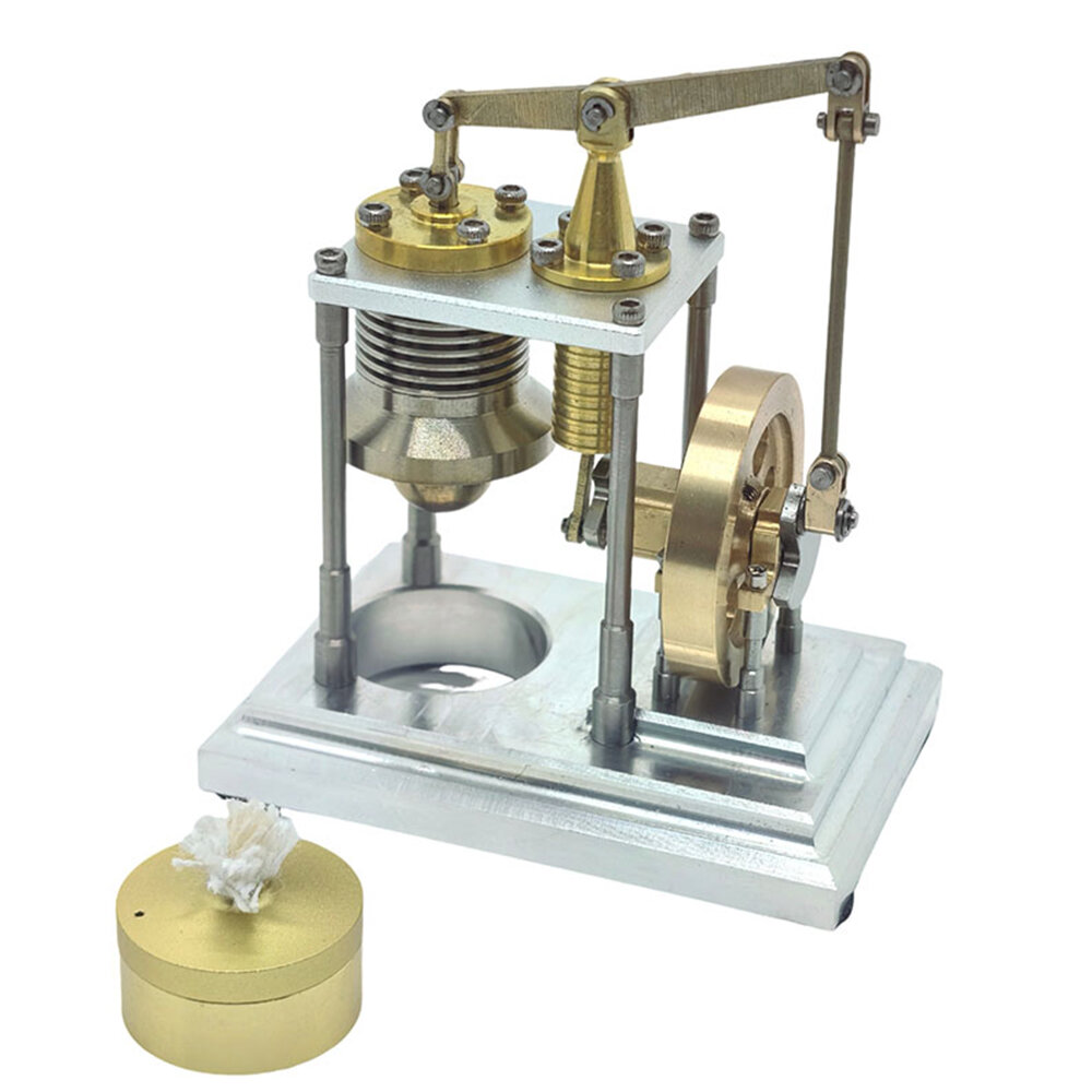 Imagen de J06D Mini modelo de motor de aire caliente StirIing, el descubrimiento científico a escala más pequeña de juguetes