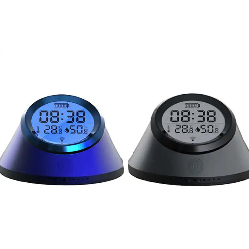

YXZBTHP-1 Tuya Smart Zigbe Temperature and Humidity Sensor Clock with Screen Backlight Temperature and Humidity Meter Di