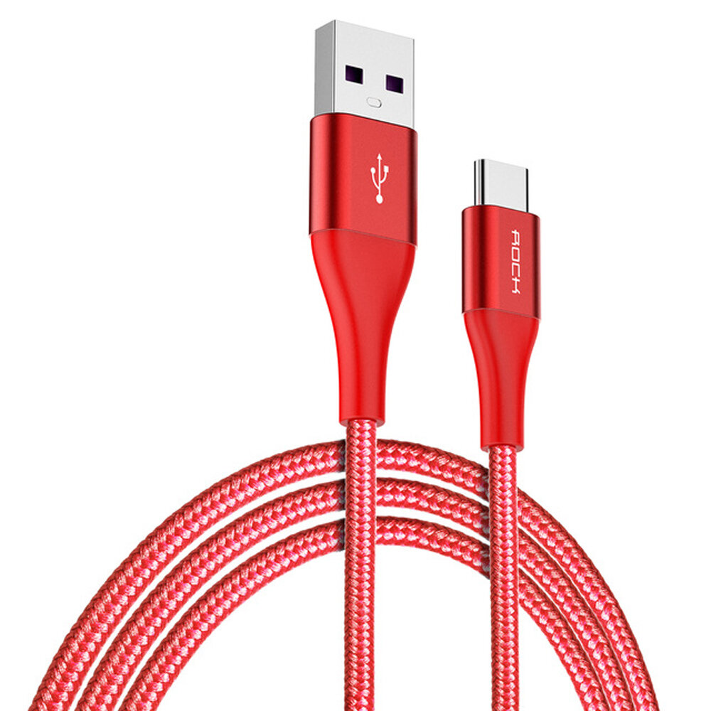 ROCK 5A Type C Magnet Fast Charging Data Cable For HUAWEI P30 MI9 Oneplus 7 S10 S10+