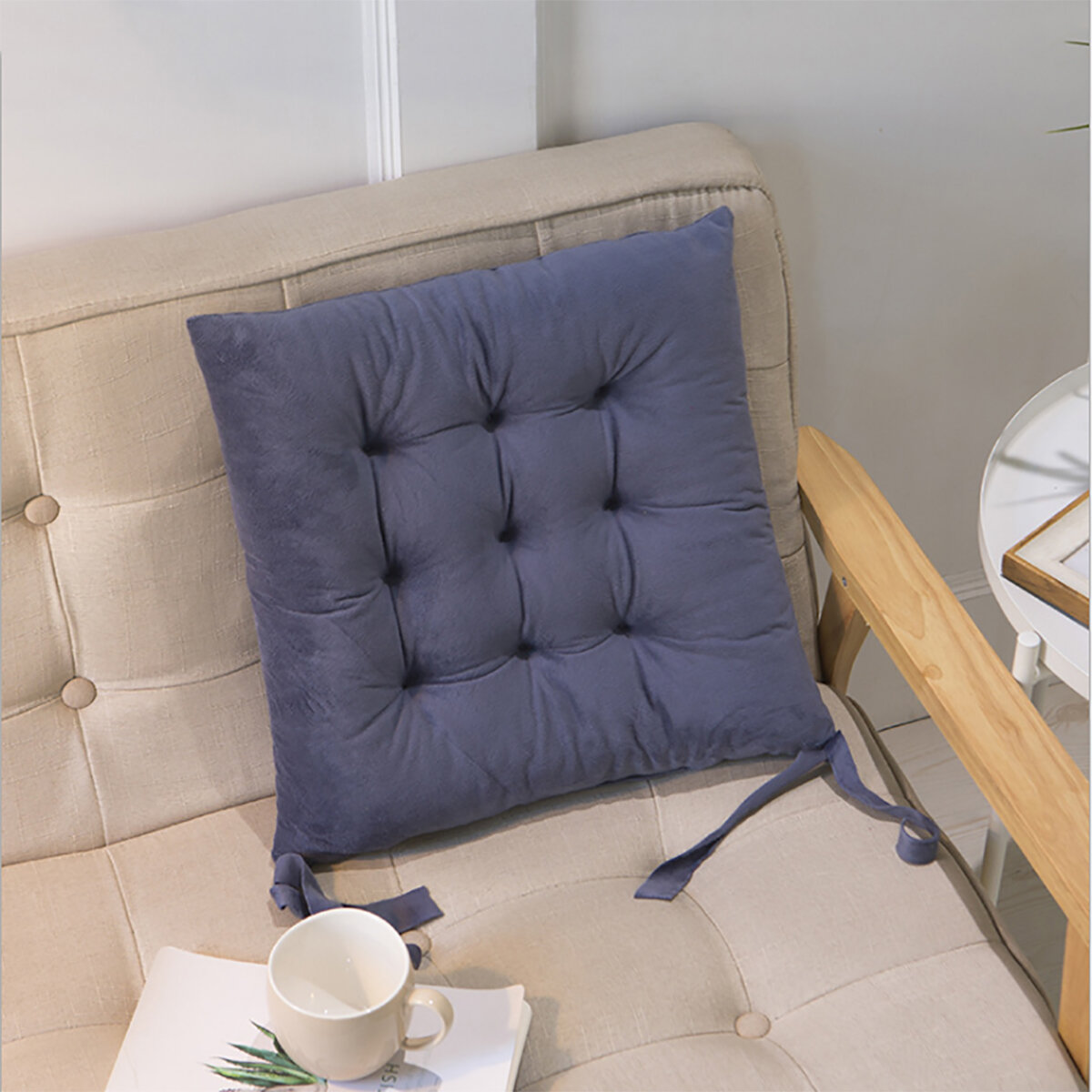 Chair Cushion Pad Corduroy Seat Patio Car Home Decor Mat Chic Cushion Pillow