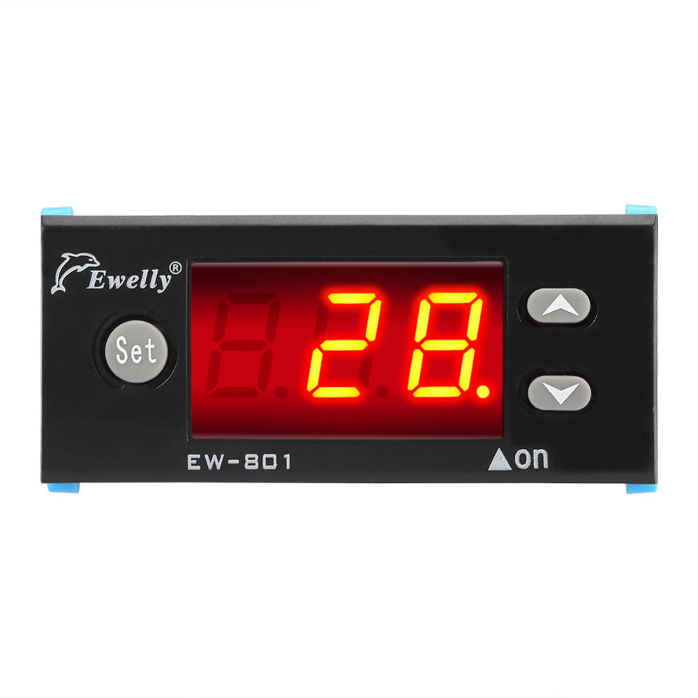 Digitale zonneboiler Thermometerthermostaat met sensor Digitaal display