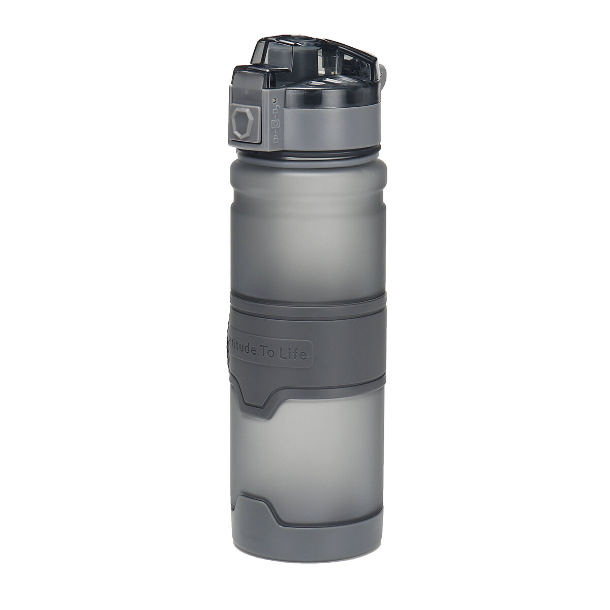 500/1000 ml Waterflessen van BPA-vrij, lekvrij plastic met stuiterende deksel voor buitensporten, kamperen en reizen.