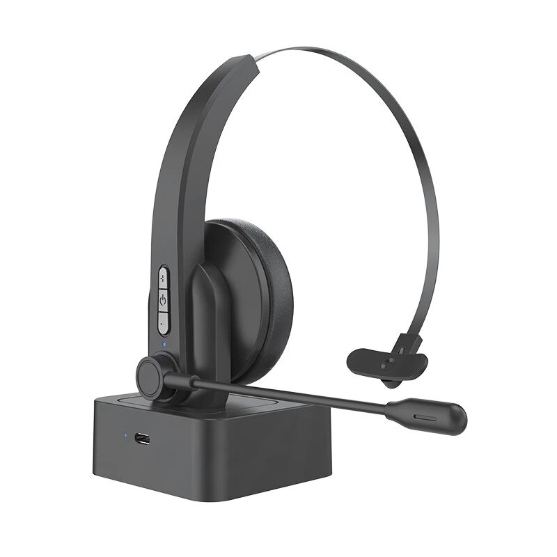 OY631 Single Ear Headset bluetooth Headphone Noise Cancelling Head-mounted Headphone with Microphone