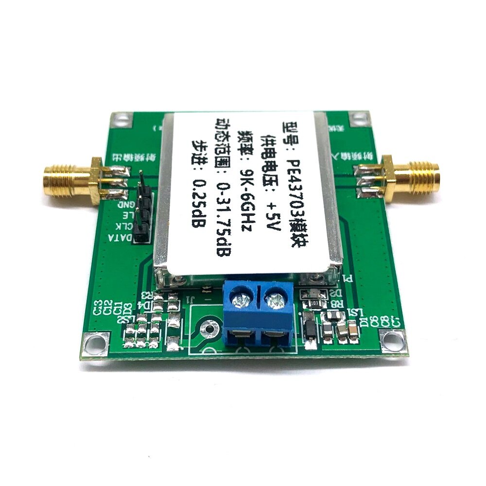 PE43703 9K~6GHz 0.25dB Step to 31.75dB 7-bit Digital RF Attenuator Module High Linearity Step Attenu