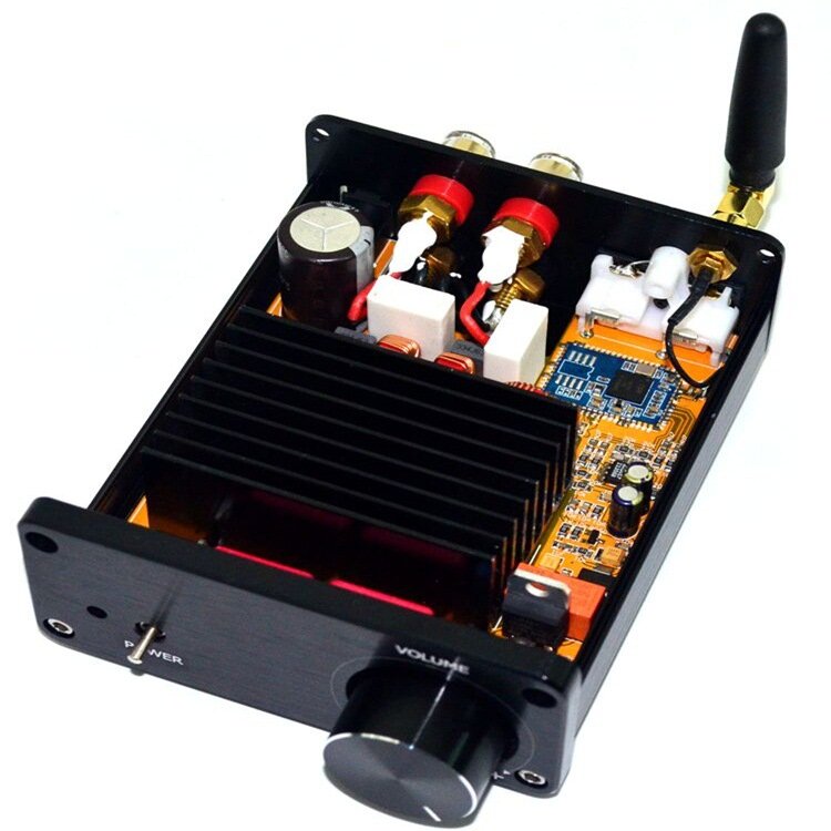 

YJHiFi TDA7498 2.0 CSR8675 Bluetooth 5.0 Mini Digital Power Amplifier 2x100W Class D Amp
