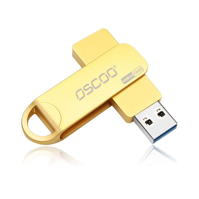 OSCOO USB3.0FlashドライブメタルペンドライブUSBディスクポータブルサムドライブプラグアンドプレイ