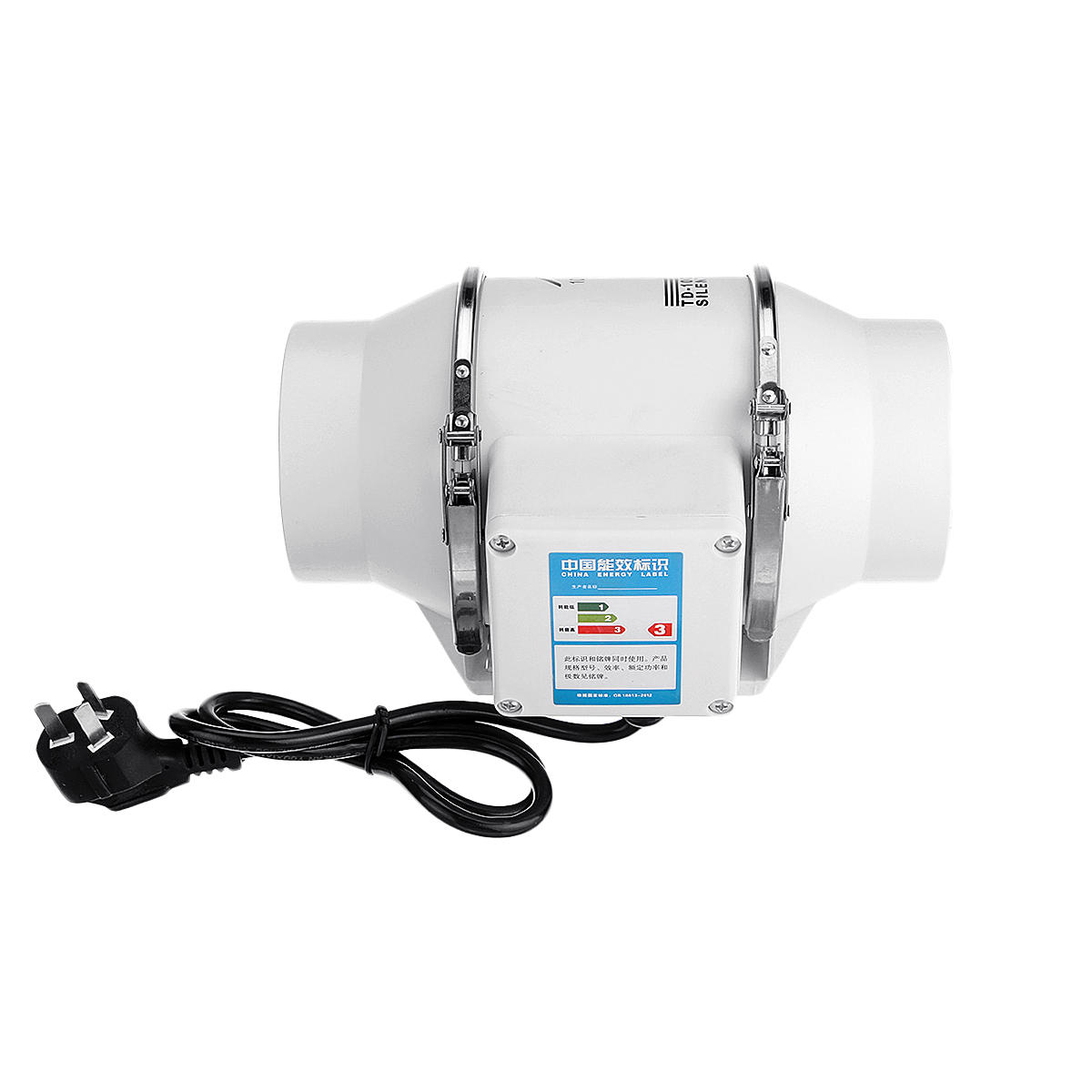 4//6//8 Inch Ventilation Inline Extractor Fan Window Wall Kitchen Toilet Exhaust