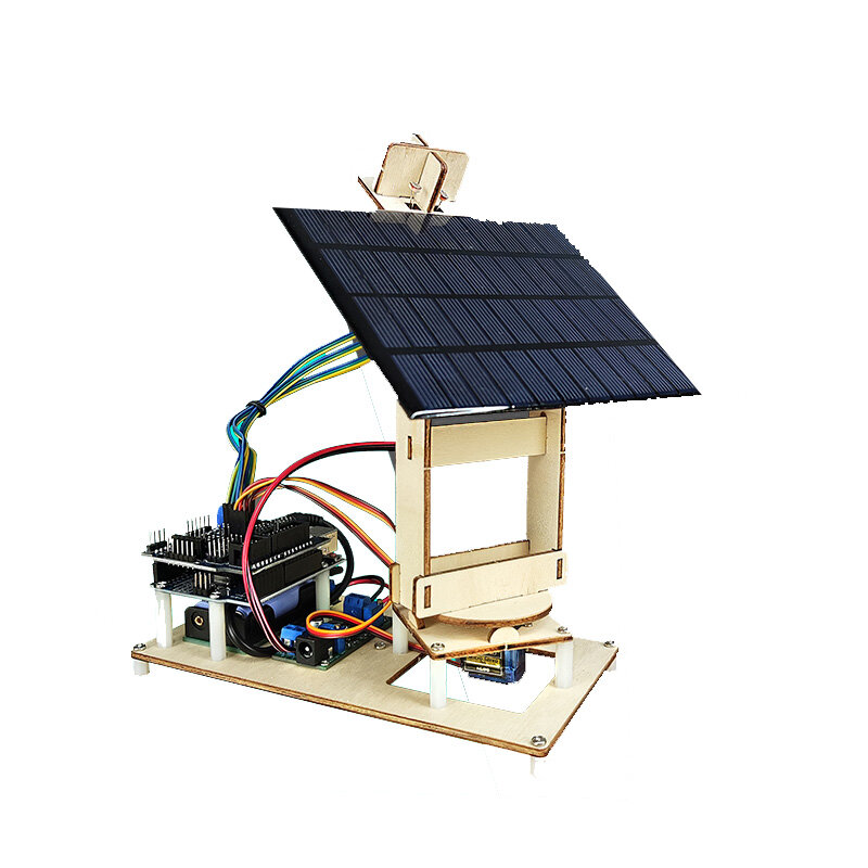 Smart?Solar?Tracking?Equipment?Maker?Project DIY Kit-technologie voor Arduino