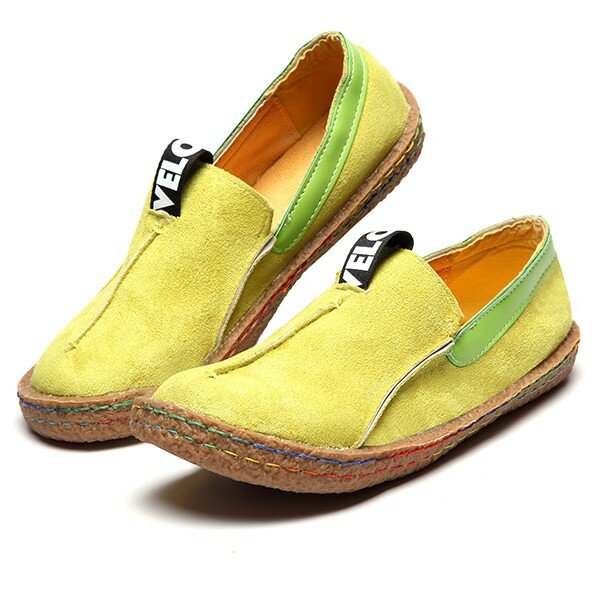 Women Soft Sole Pure Color Flat Loafers