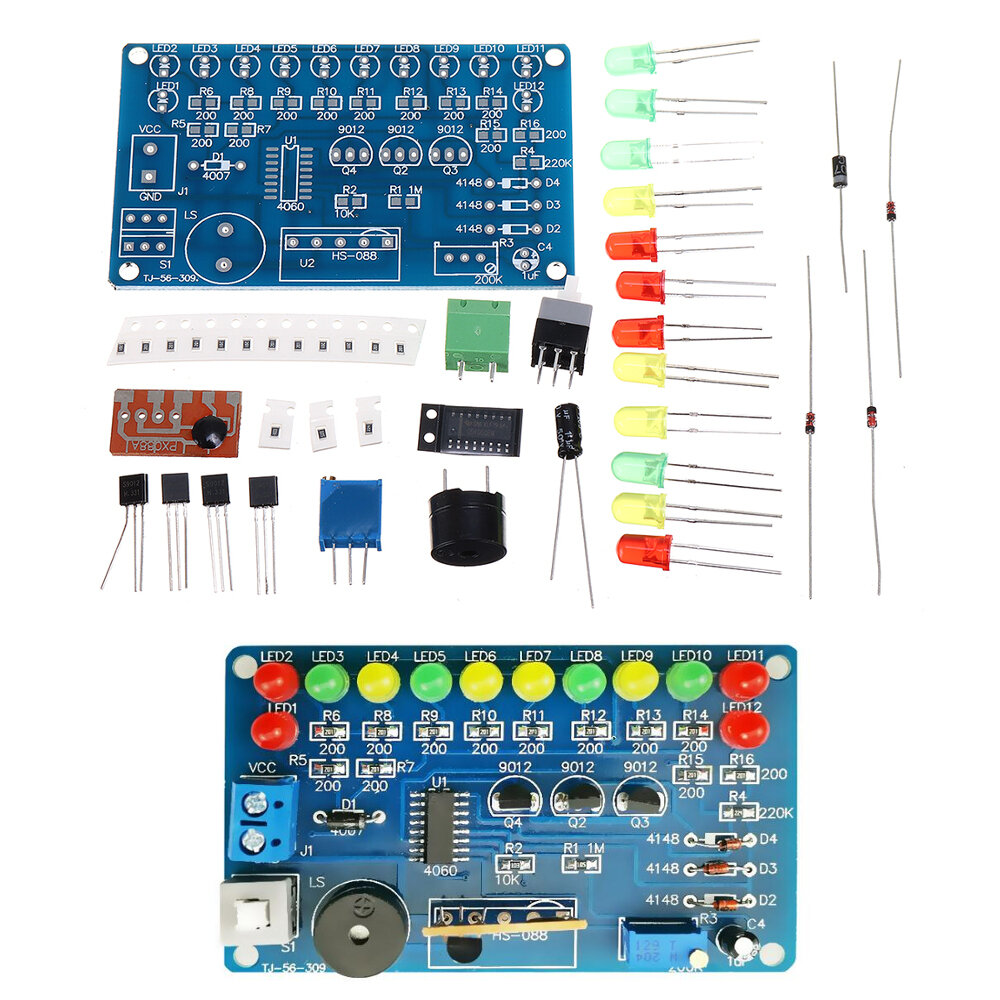 SMD Music Lamp Circuit Kit DIY Electronic Production Training Parts