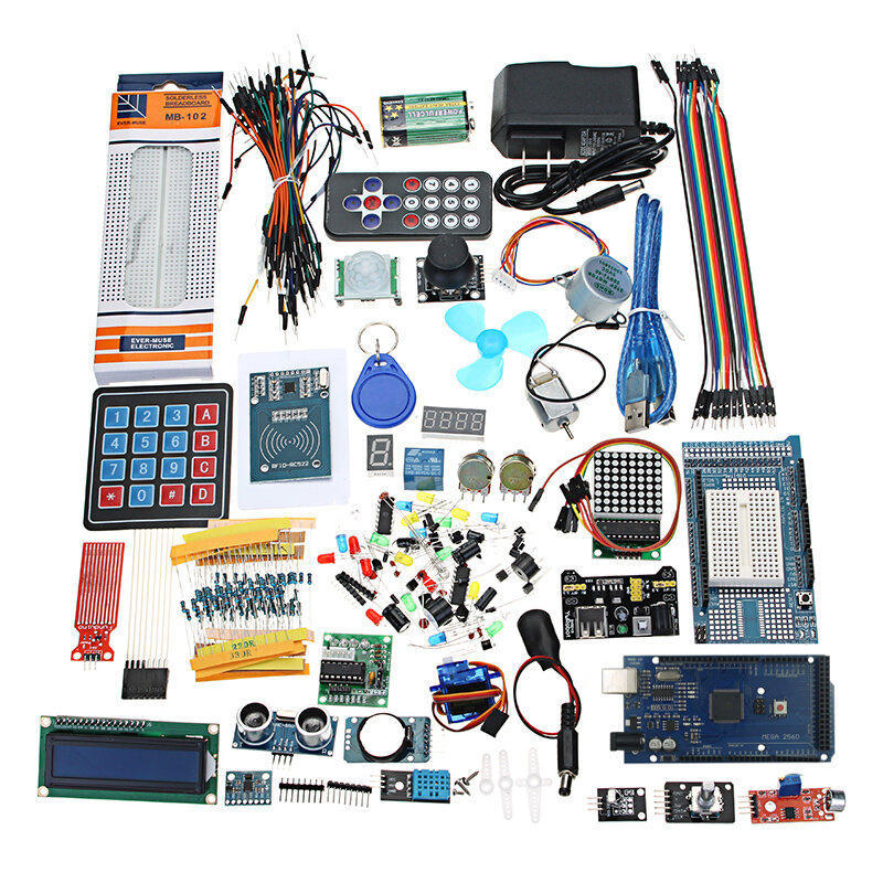 Geekcreit Mega 2560 De meest complete ultieme starterkits voor Arduino Mega2560 R3 Nano - producten 