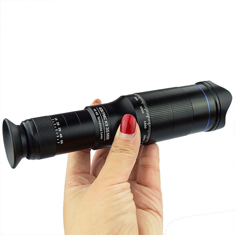 0X HD-telefonkameraobjektiv Smart Double Lens Zoom Telescope Set Fish Eye Len Monocular for utendørs camping og reiser