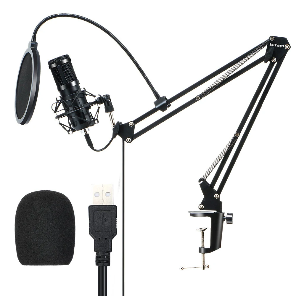 BlitzWolf® BW-CM2 mikrofon