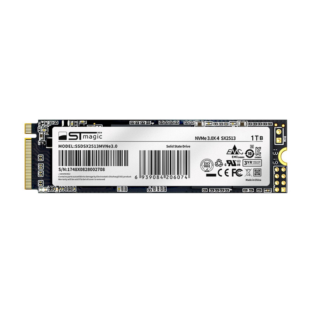 

STmagic SX2513 SSD M.2 Nvme Pcie Internal Solid State Drive 2280 128G 256G 512G 1T 2T for Gaming Disk Drive Hard Drive