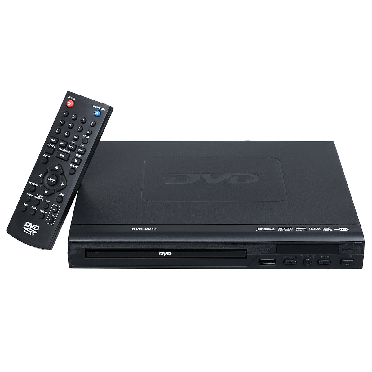 1080P Full HD DVD Player CD USB3.0 Multi-Region Digital Video Multimedia Player USB with Remote Controller EU Plug