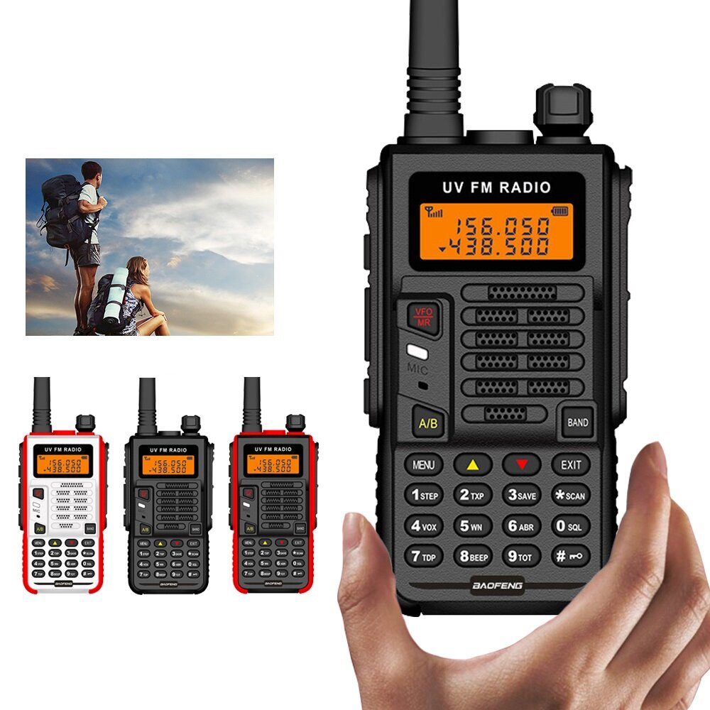 Baofeng X5 PLUS Walkie-talkies 10W 136-174 400-520MHz LED-display Bidirectionele radio CB-radiozendo