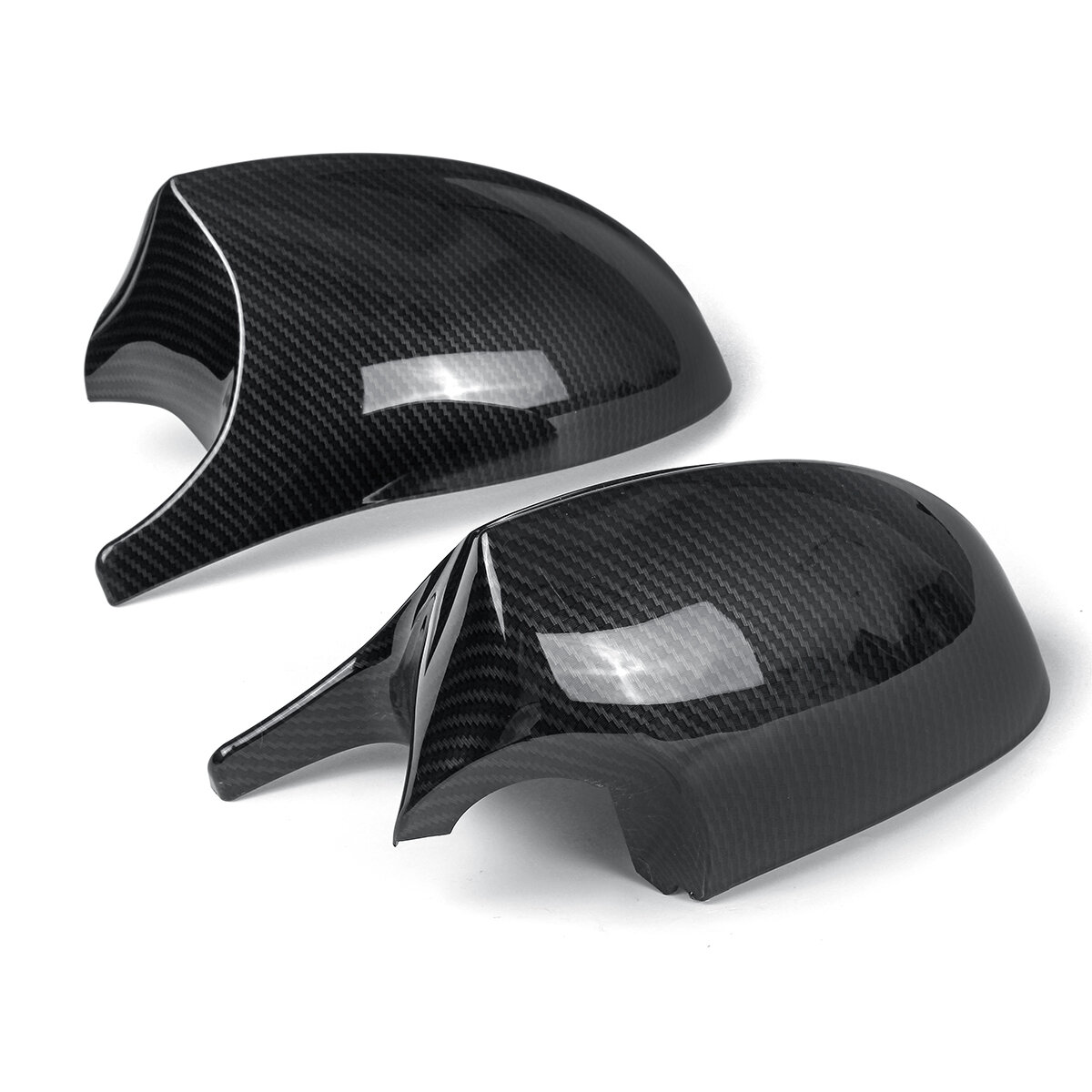 For BMW E82 E88 E90 E91 Carbon Fiber Side Wing Mirror Cover Cap Houisng Replace