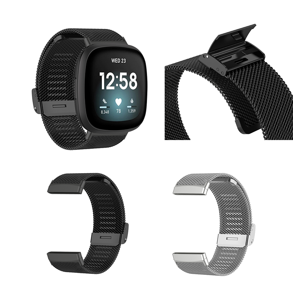 

Multi-color Sport Metal Smart Watch Band Replacement Strap for Fitbit Versa 4/3/Sense 2/Sense
