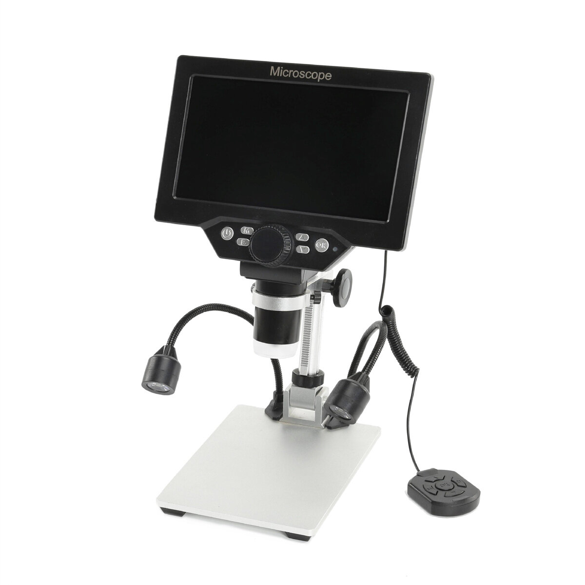 

Multilingual High-Definition B1200 Digital Microscope with 12MP Camera 1200X Magnification Adjustable Stand LED Lights P