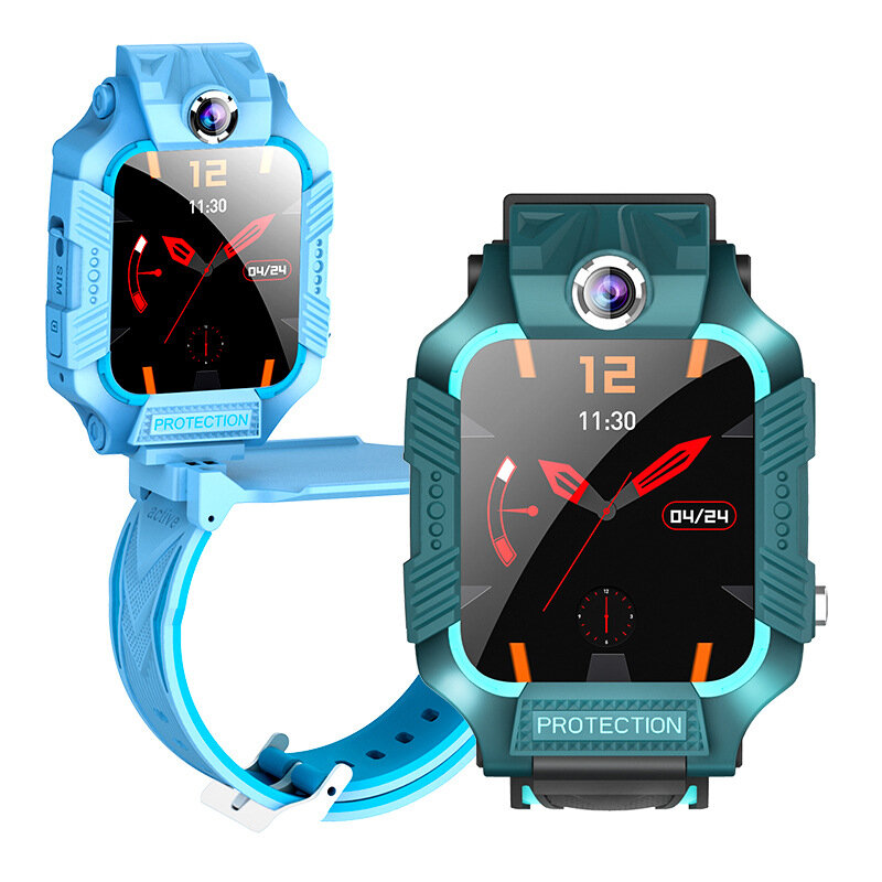 Bakeey Z8 Smart Watch 1,44 inch touchscreen LBS Positionering Tracking SOS Voor + achter Roterende d