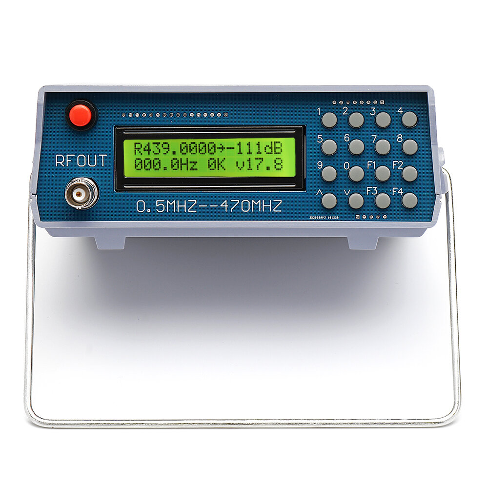 05Mhz 470Mhz RF Signal Generator Meter Tester for FM Radio Walkie Talkie Debug