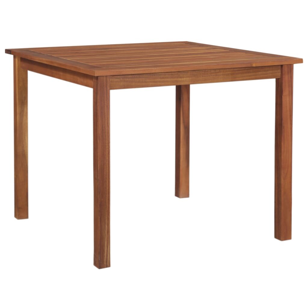 

Garden Table 33.5"x33.5"x29.1" Solid Acacia Wood