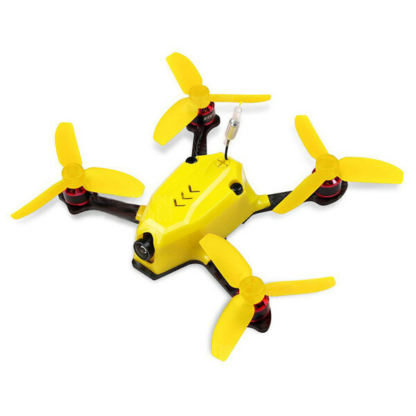 KINGKONG/LDARC 110GT 117mm RC FPV Racing Drone with F3 4in1 10A Blheli_S 25mW 16CH 800TVL BNF