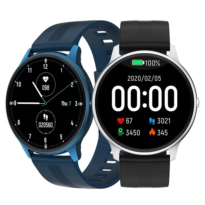 

[bluetooth 5.0]Bakeey LW11 1.28'' Full Touch Heart Rate Blood Pressure Oxygen Monitor Multiple Dials Customized Watch Fa