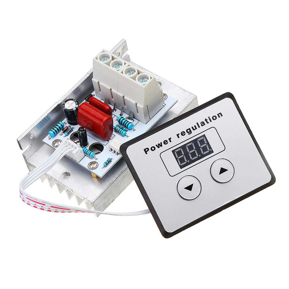 AC 110V 220V 10000W SCR Voltage Regulator Speed Controller Dimmer Thermostat 