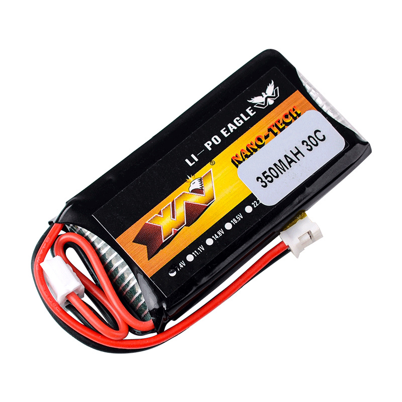 

7.4V 350mAh 30C 2S LiPo Battery PH2.0 Plug for AXIAL SCX24 90081 C10 1/24 RC Car RC Model
